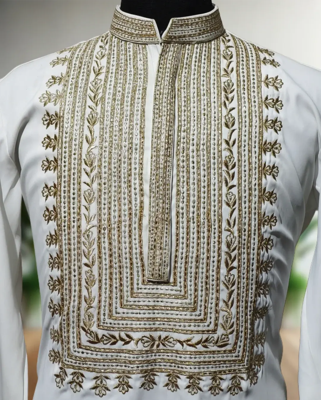 Designer Luxury Embroidered Kurta With Pant Set