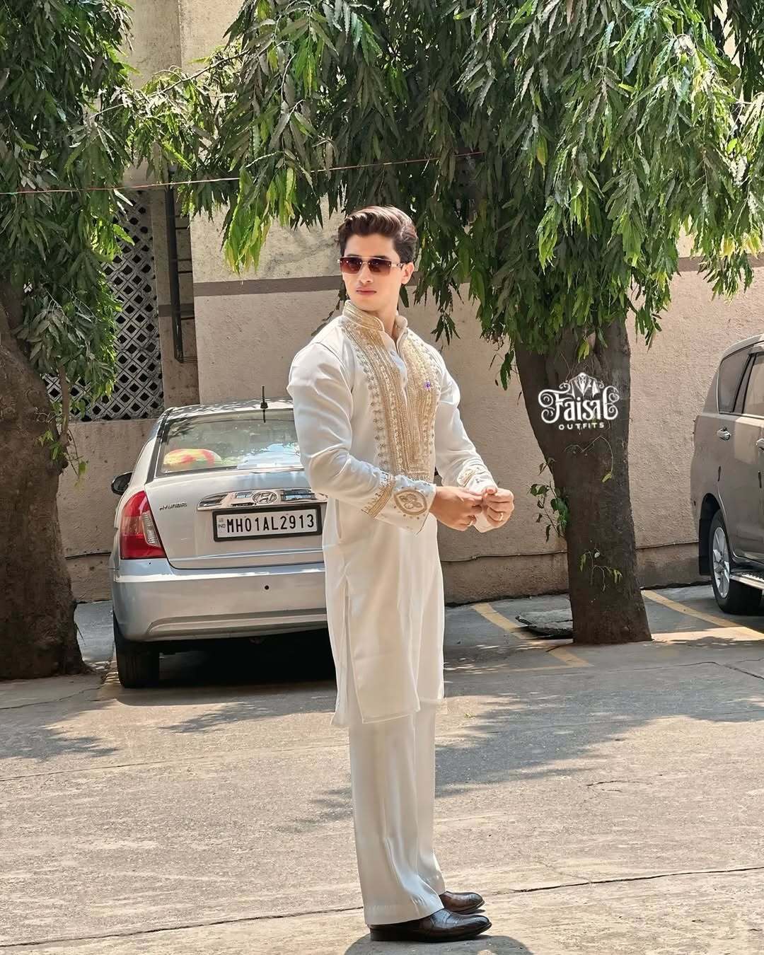 Designer Luxury Embroidered Kurta With Pant Set